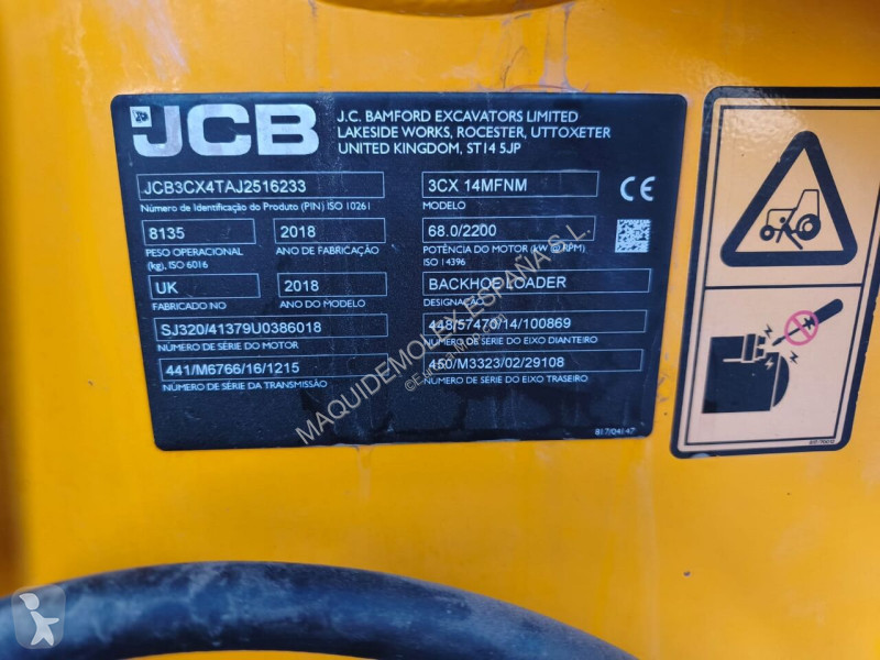 Markológép JCB 3CX-14