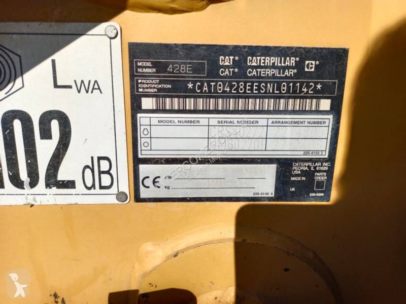 Retroescavadora Caterpillar 428E