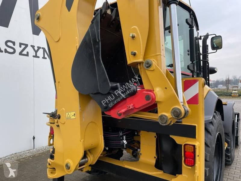 Traktor med grab Caterpillar 444 F2
