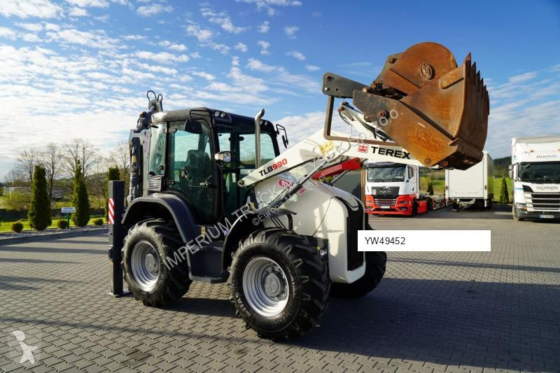 Traktor med grab Terex TLB 990