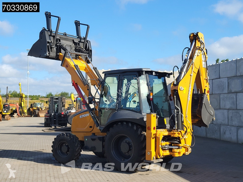 Traktor med grab Case 570SV 4WD - A/C - 4-1...