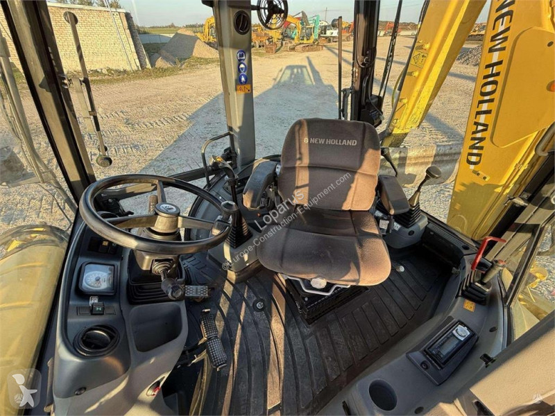 Tractopelle New Holland B 110-4PT , 2 quick...