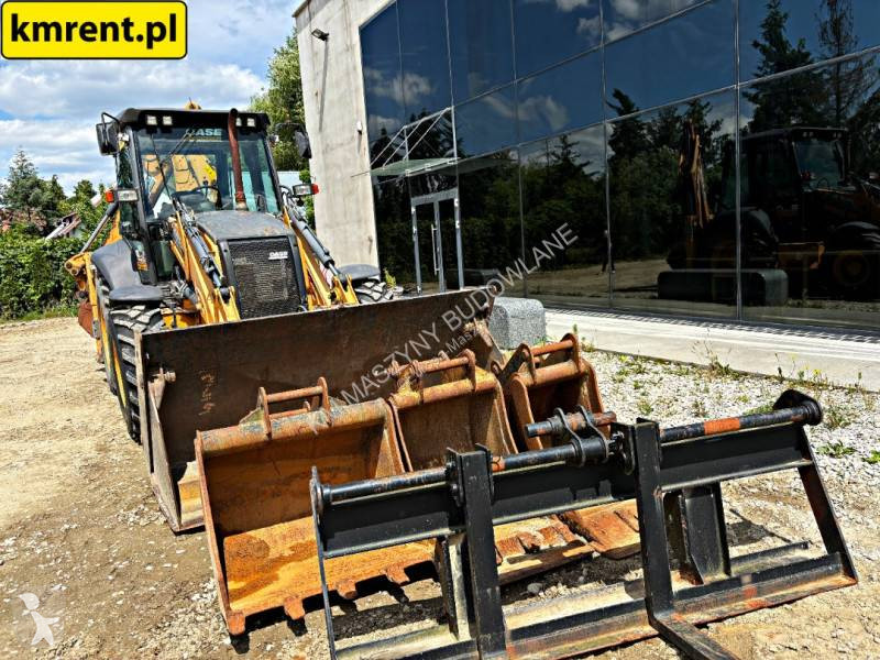 Traktor med grab Case 580 ST KOPARKO-ŁADOWARKA...