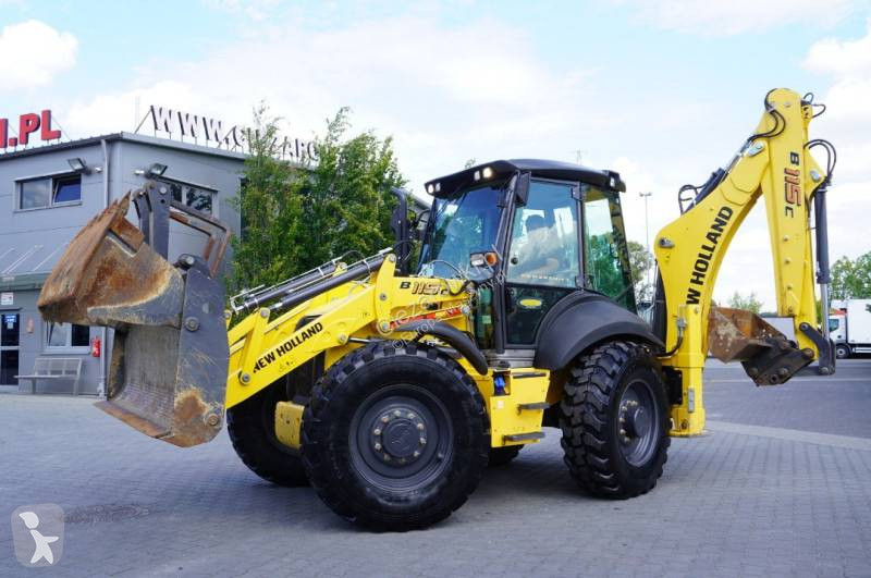 Terna New Holland B 115 C backhoe loader / 1000...