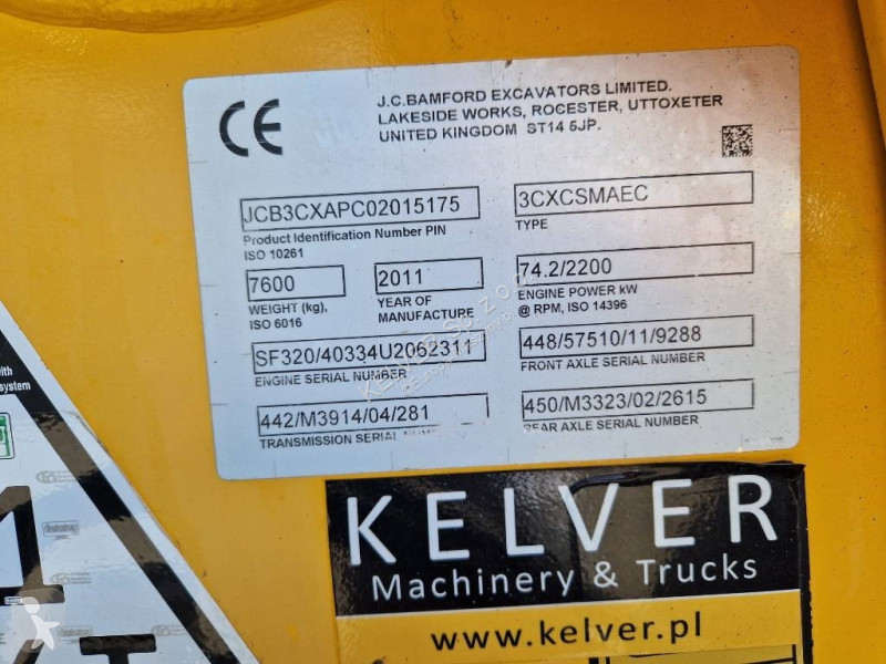 Retroescavadora JCB 3CX Contractor AEC * 2011r....