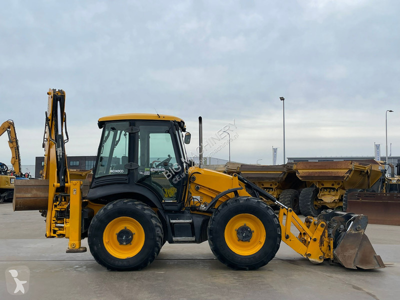 Traktor med grab JCB