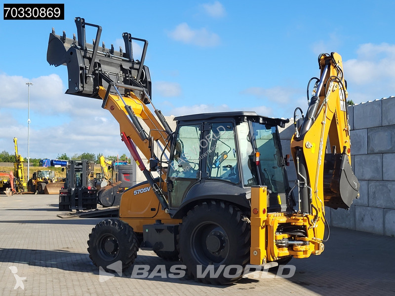 Traktor med grab Case 570SV 4WD - A/C - 4-1...