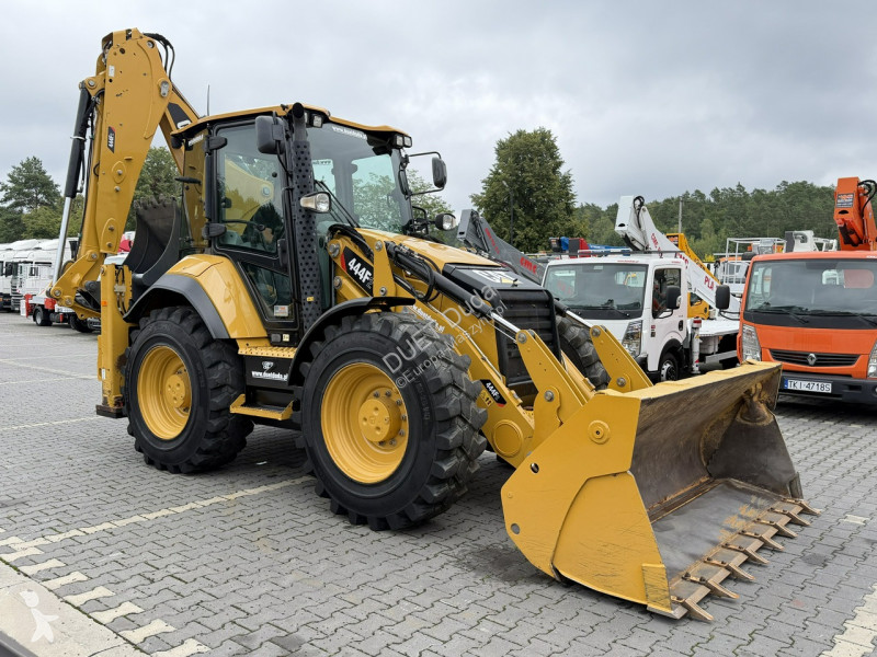 Retroexcavadora Caterpillar 444F Sterowanie na...