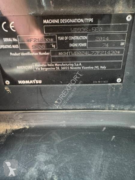 Tractopelle Komatsu
