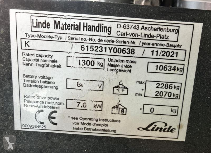 رافعة ملتقطة Linde  K-Schwenkschubgabel 5231-00