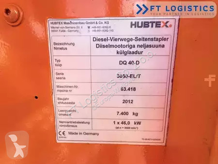 رافعة شوكية متعددة الاتجاهات Hubtex
