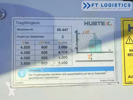 رافعة شوكية متعددة الاتجاهات Hubtex