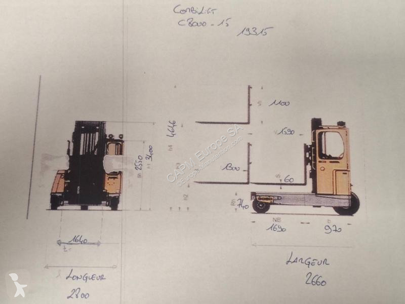 Empilhador multi direccional Combilift -15