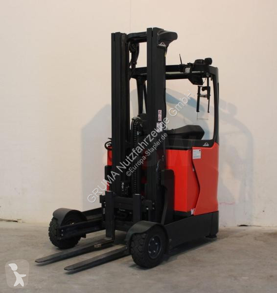 Chariot à mât rétractable Linde R 16 G 1120