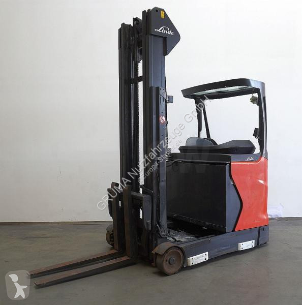 رافعة شوكية مع صاري قابل للسحب Linde R 16 1120