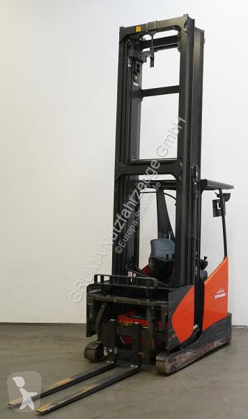 رافعة شوكية مع صاري قابل للسحب Linde R 17 X...