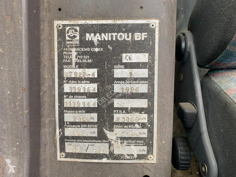 Verreiker Manitou  MT 928-4 Chariot...