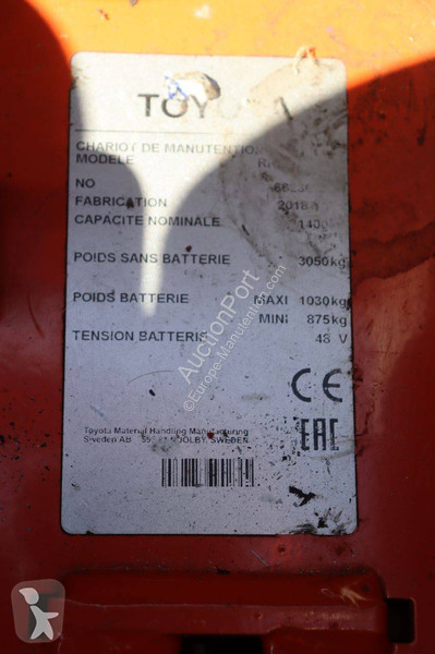 Stivuitor cu catarg retractabil Toyota