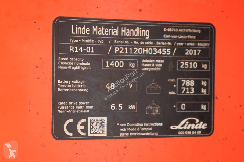 Carretilla retráctil Linde