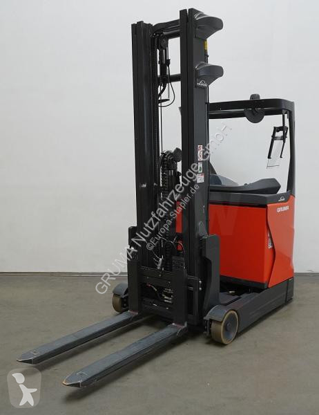 رافعة شوكية مع صاري قابل للسحب Linde R 12 B 1120