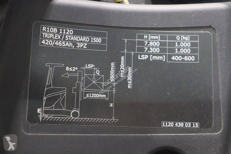 Chariot à mât rétractable Linde R10B-01