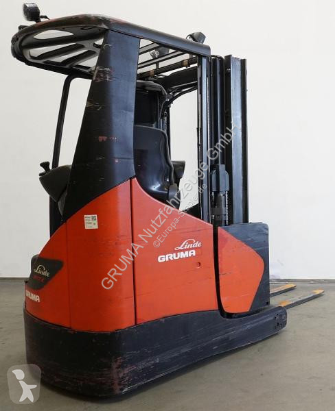 رافعة شوكية مع صاري قابل للسحب Linde  R 17 X...