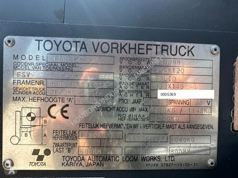 Carrelli retrattili Toyota 6FBRE14 Triplex 1.4...