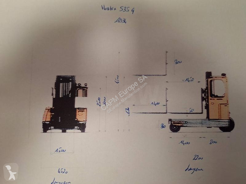 Stivuitor cu incarcare laterala Hubtex  S35 G