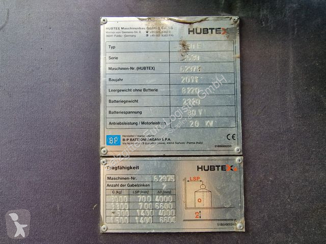 Smalgangstruck Hubtex Hubtex S50E Seiten...