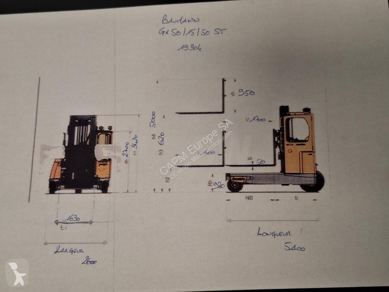 Stivuitor cu incarcare laterala Baumann /16/50 ST