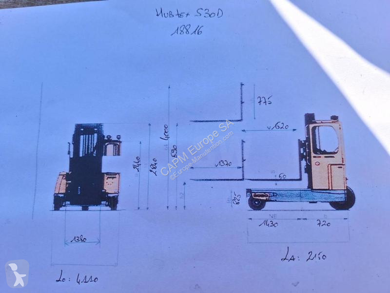 Stivuitor cu incarcare laterala Hubtex  S30 D