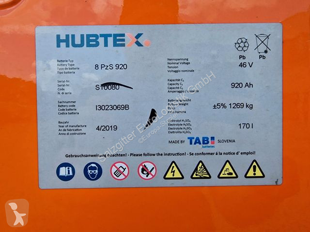 Smalgangstruck Hubtex Hubtex S50E Seiten...