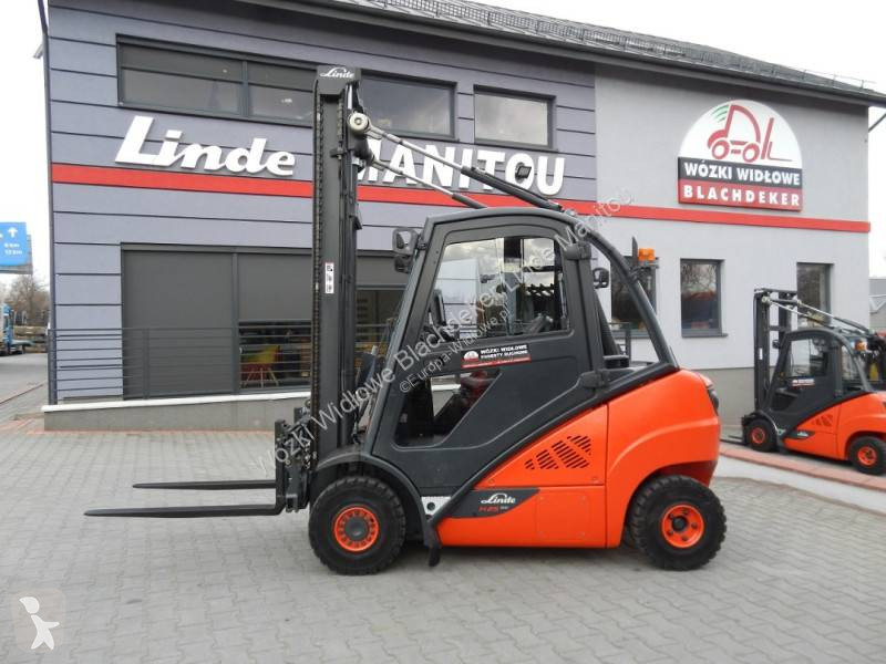 Linde H25D-02 Fork positioner Gabelstapler