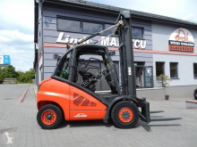 Empilhador elevador empilhador a gás Linde H45T Triplex , side shift
