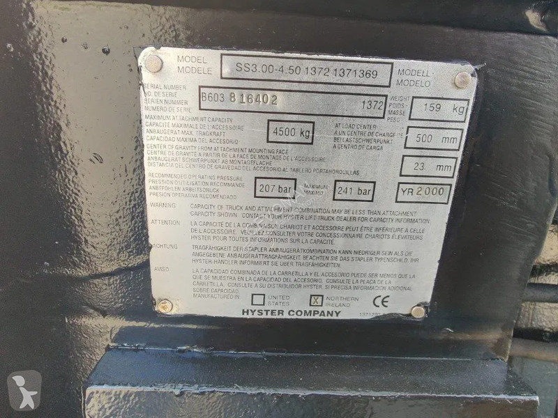 Stivuitor Hyster Forklift free lift / triple /...