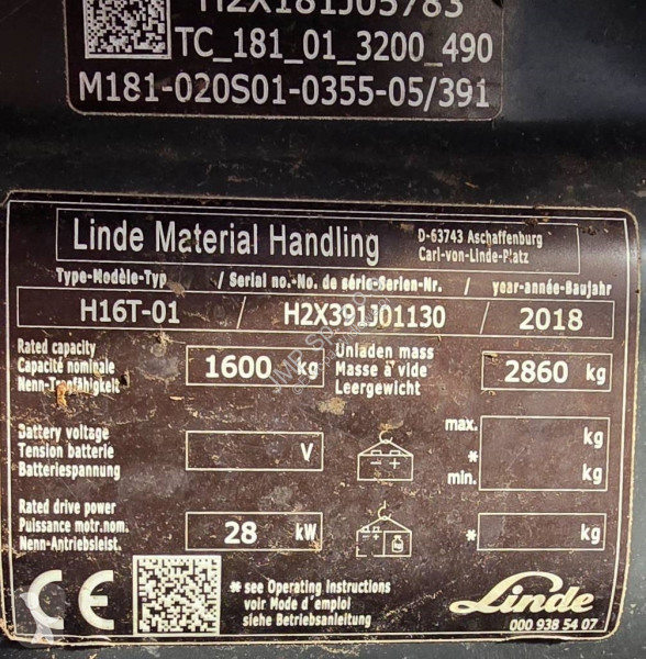 Heftruck Linde - 01