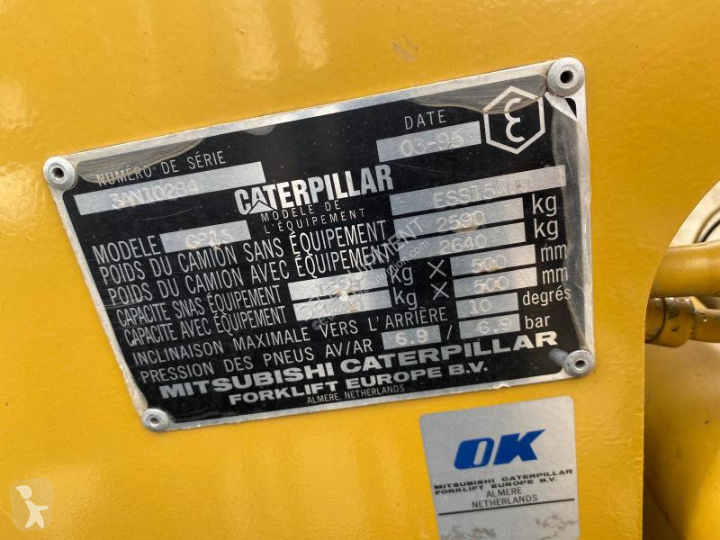 Heftruck Caterpillar  Chariot élévateur GP15