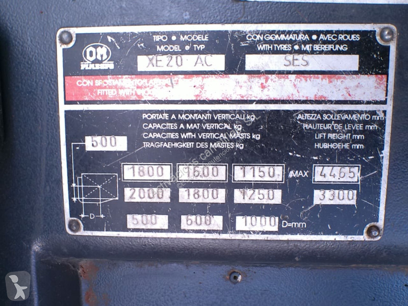 Stivuitor OM XE 20ac