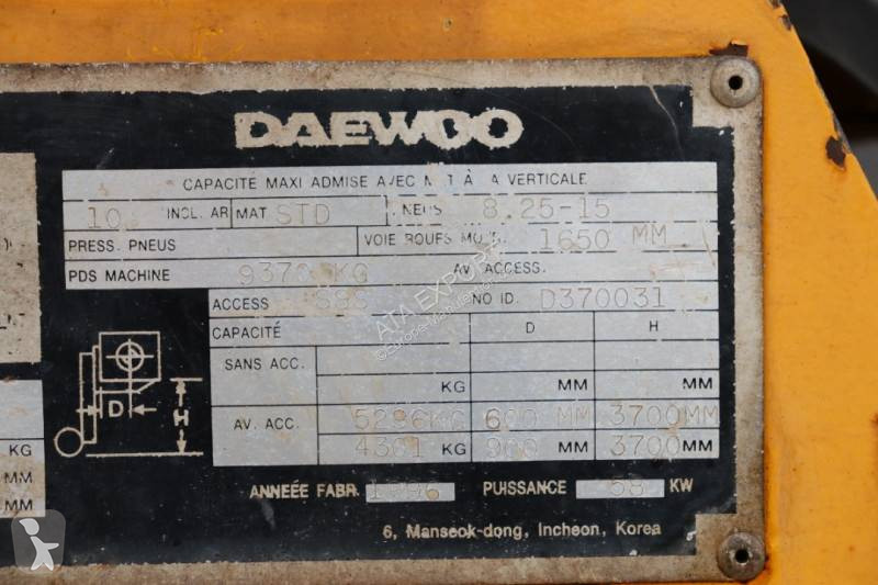 رافعة شوكية Daewoo D60
