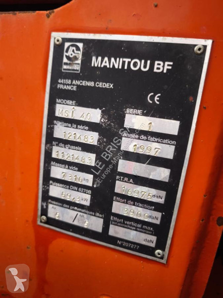 رافعة شوكية Manitou  MSI 40
