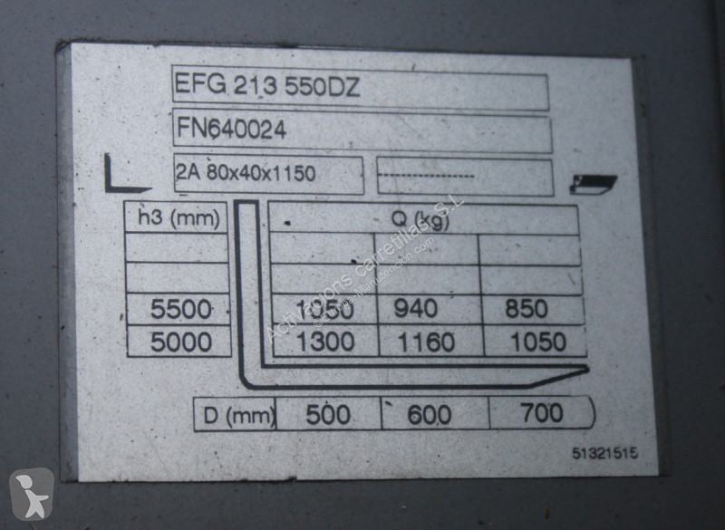 Carretilla elevadora Jungheinrich 550 DZ