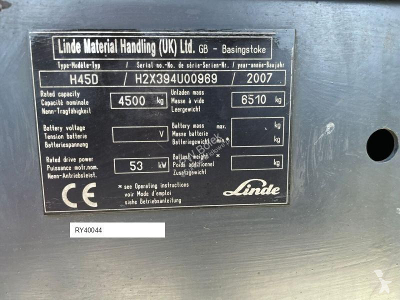 Carretilla elevadora Linde Triplex Side-shift...