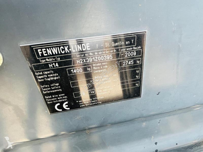 Chariot élévateur Fenwick  Chariot élévateur H14