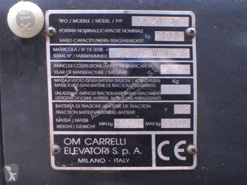 Stivuitor OM XE 20ac