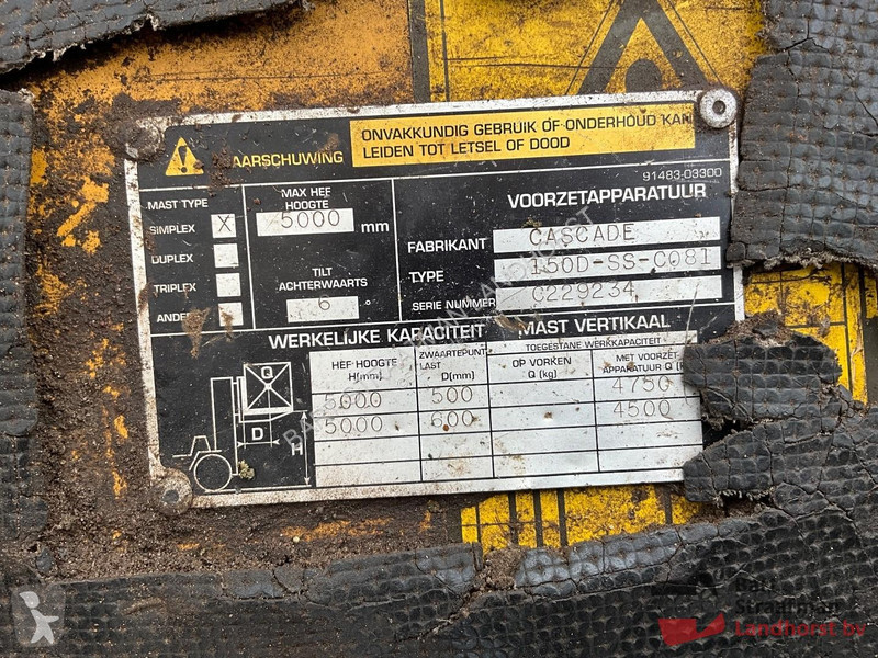 Wózek podnośnikowy Caterpillar DP50K Heftruck