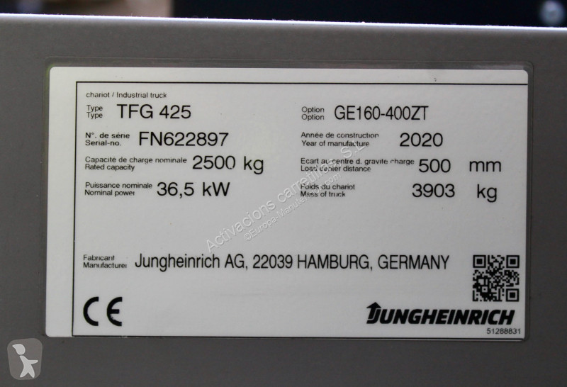 رافعة شوكية Jungheinrich 440 ZT