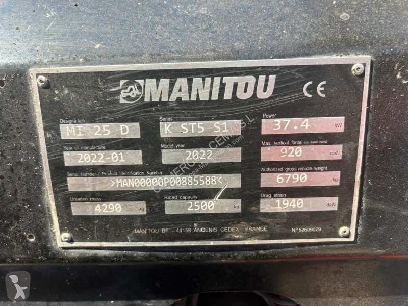 رافعة شوكية Manitou  MI25D