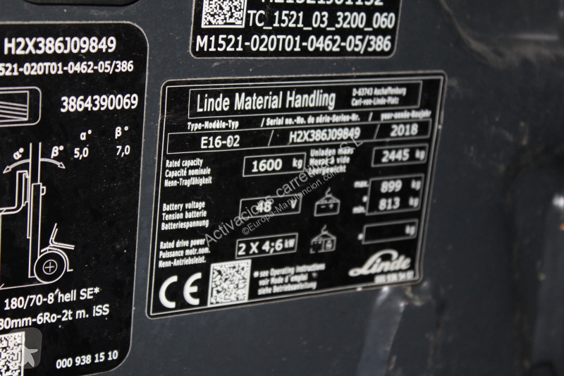 رافعة شوكية Linde