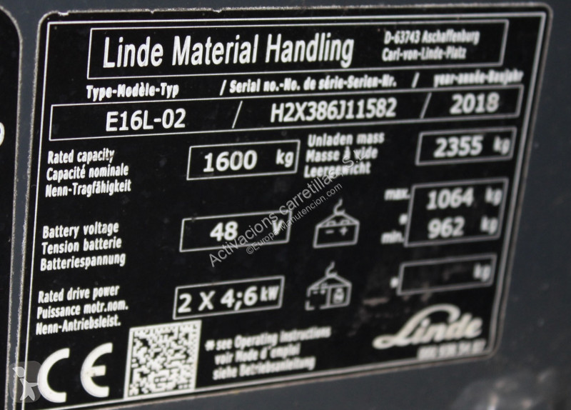 Teleskopický manipulátor Linde E16L02