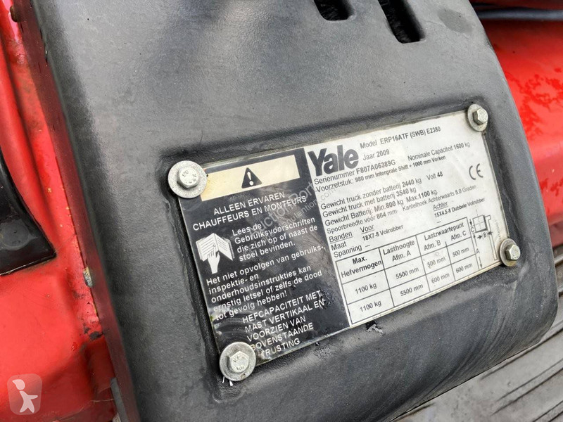 Vysokozdvižný vozík Yale ERP16ATF (SWB) E2380